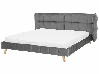 Bračni krevet 180 cm SENEL (s podnicom) (siva)