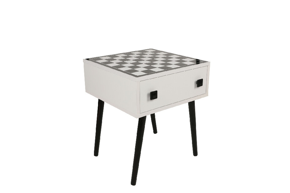 Šahovski stol Chess (bijela + crna)