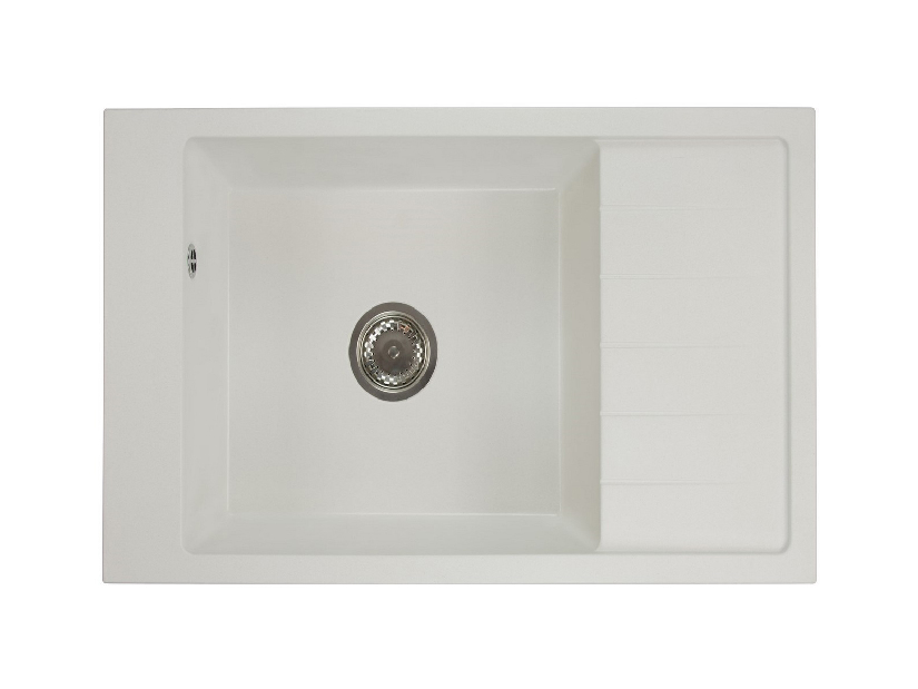 Kuhinjski sudoper Lurano (bijela) (bez otvora za bateriju) (D)