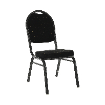 Blagovaonska stolica Jarvis crna  