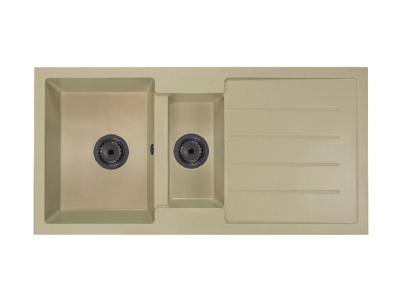 Kuhinjski sudoper Yuxur (bež) (sa 3 otvora za baterije) (D)