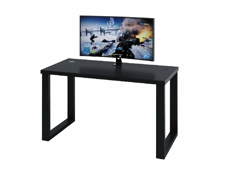 Gaming PC stol Gamer S (crna) (bez rasvjete)