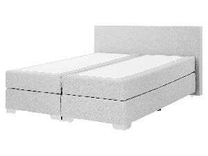 Bračni krevet Boxspring 160 cm PREMIER (s madracima) (svijetlo siva)