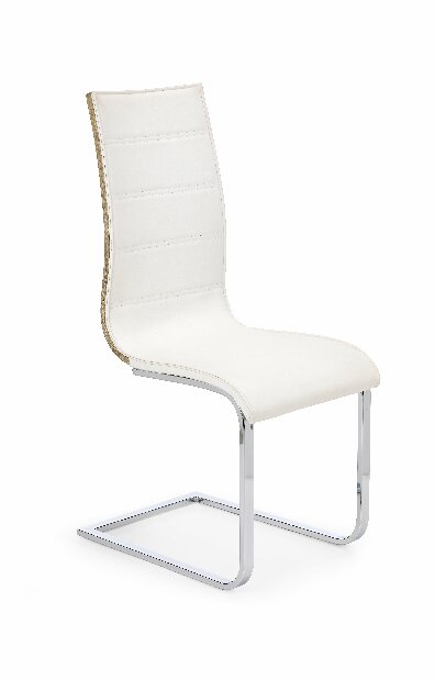 Blagovaonska stolica Killa (bijela + hrast sonoma)