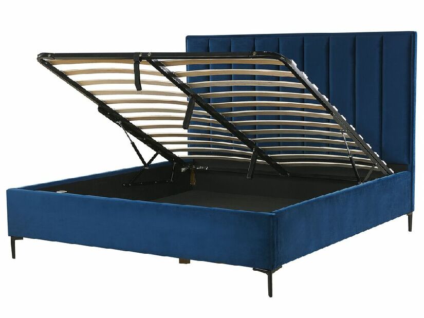 Bračni krevet 180 cm SANAZA (plava)