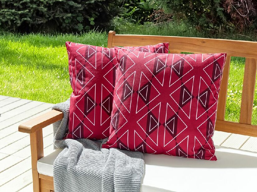 Set 2 ukrasna jastuka ⌀ 40 cm Mezza (ružičasta)