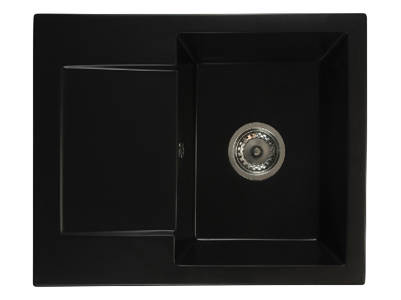 Kuhinjski sudoper Dalgam (crna) (sa 2 otvora za bateriju) (L)