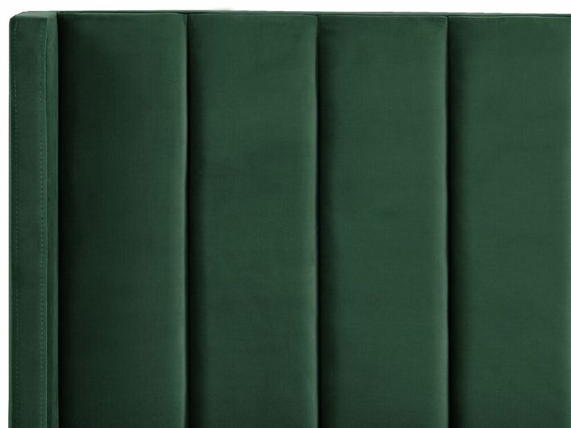 Bračni krevet 160 cm Vinea (zelena) (s podnicom)