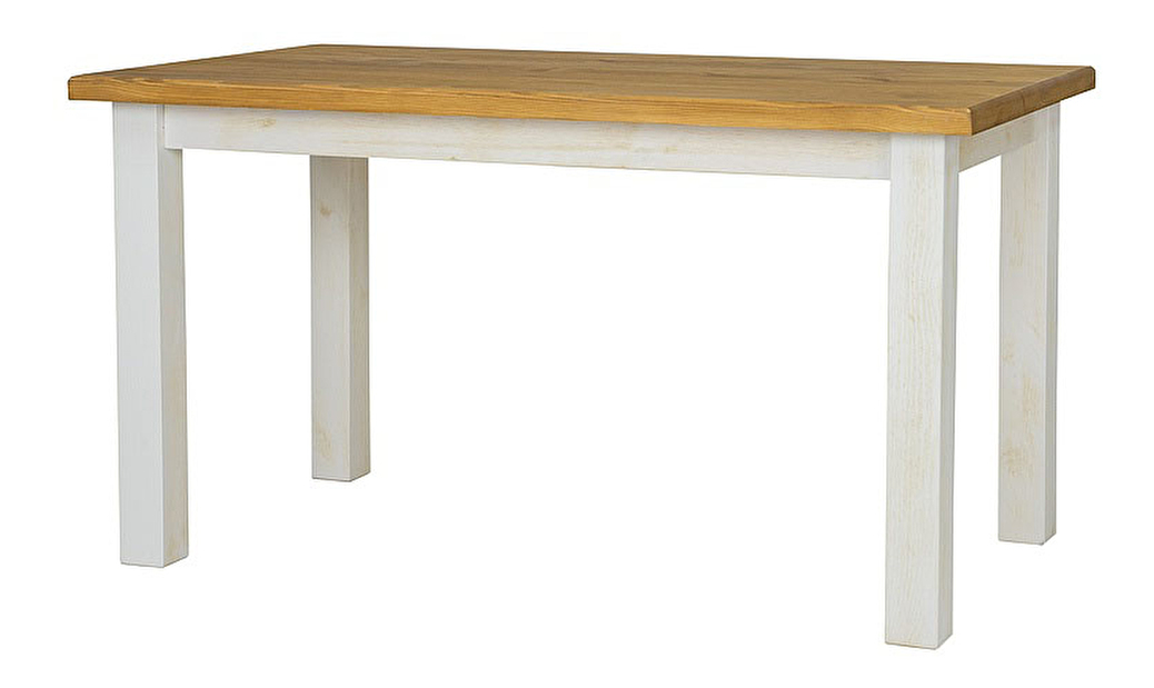 Blagovaonski stol 160 cm Panteo (svijetlosmeđa + patinirani bor) (za 4 do 6 osoba)