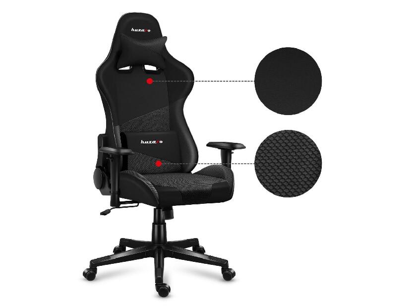 Gaming stolica Fusion 6.2 (crna + ugljik)
