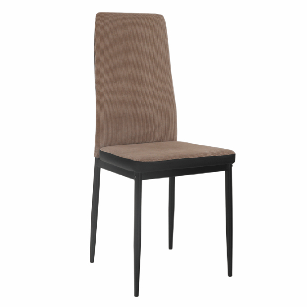 Blagovaonska stolica Enrico (svijetlo smeđa + crna)