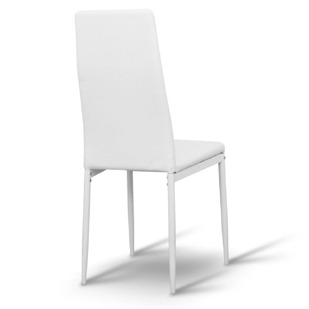 Blagovaonska stolica (3 kom.) Collort nova (bijela ekokoža) *trgovina