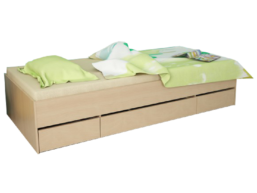 Krevet s prostorom za odlaganje Motios (bukva) 