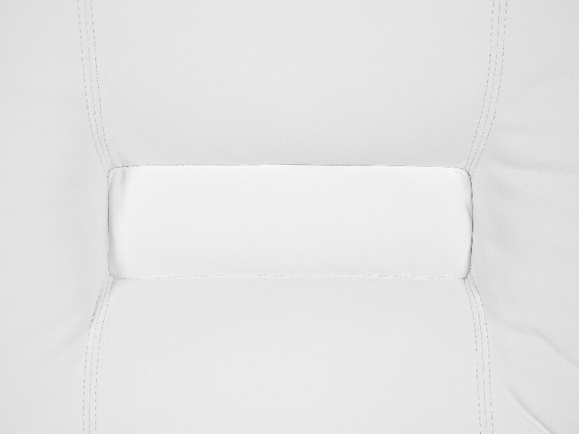 Sofa dvosjed Barnet (sintetička koža) (bijela)