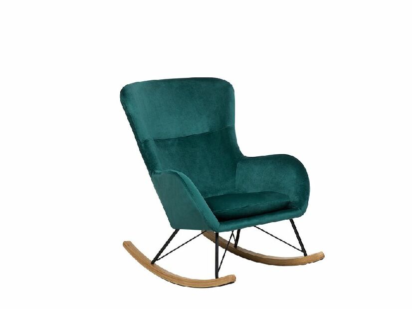Fotelja za ljuljanje Esan (smaragdna)