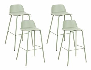 Set barskih stolica (4 kom.) Morza (zelena)