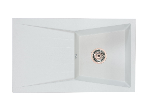 Kuhinjski sudoper Ragod (bijela) (s 1 otvorom za bateriju) (L)