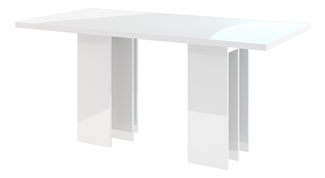 Blagovaonski stol Marabo (bijeli sjaj) (za 6 osoba)