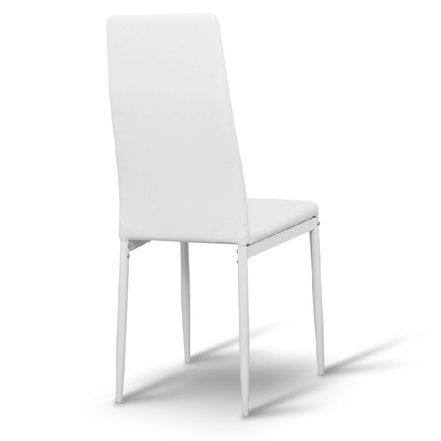 Blagovaonska stolica (3 kom.) Collort nova (bijela ekokoža) *trgovina