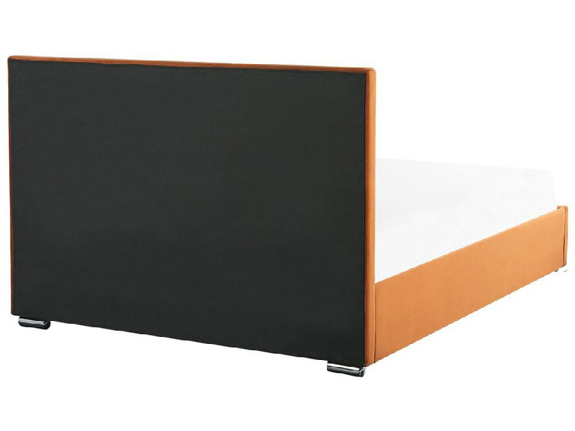Bračni krevet 140 cm Ruthine (narančasta) (s podnicom i prostorom za odlaganje)