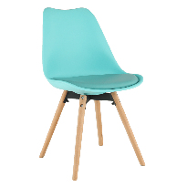 Blagovaonska stolica Samim (boja mentola + bukva)  