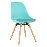 Blagovaonska stolica Samim (boja mentola + bukva)  