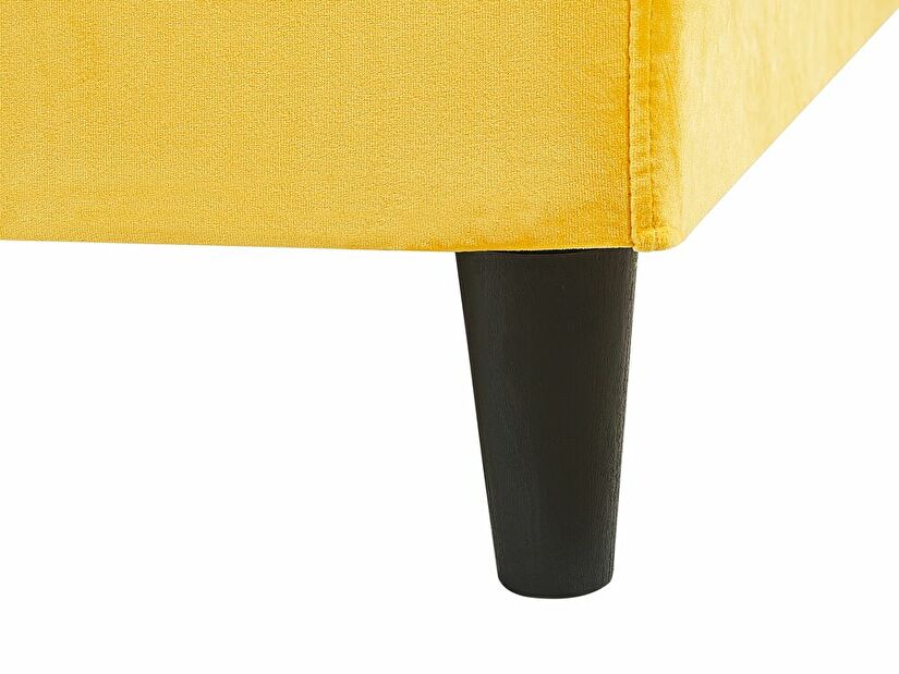 Bračni krevet 180 cm FUTTI (s podnicom) (žuta)