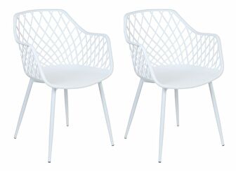 Set blagovaonskih stolica (2 kom.) Nasza (bijela)