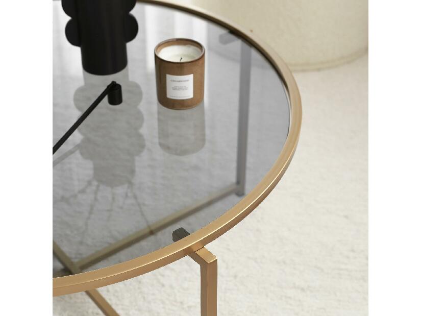 Stolić za kavu Golda (zlatna + siva)