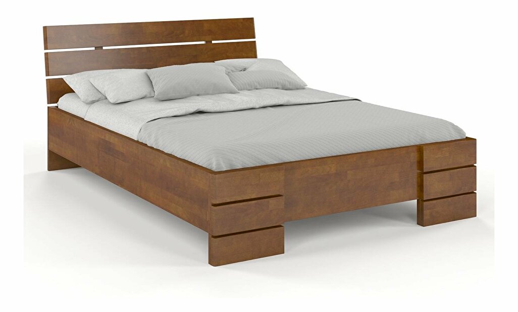 Bračni krevet 180 cm Lorenskog High (bukva)
