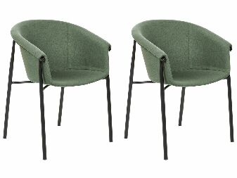 Set blagovaonskih stolica (2 kom.) Anja (zelena)