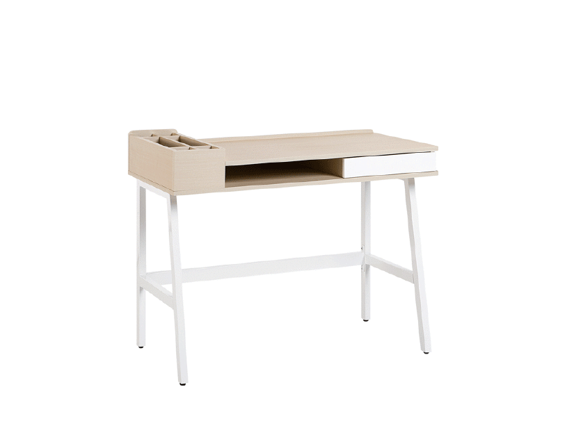 Pisaći stol Paribo (bijela)