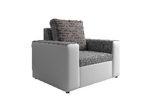 Fotelja Lavenda (siva + bijela) 