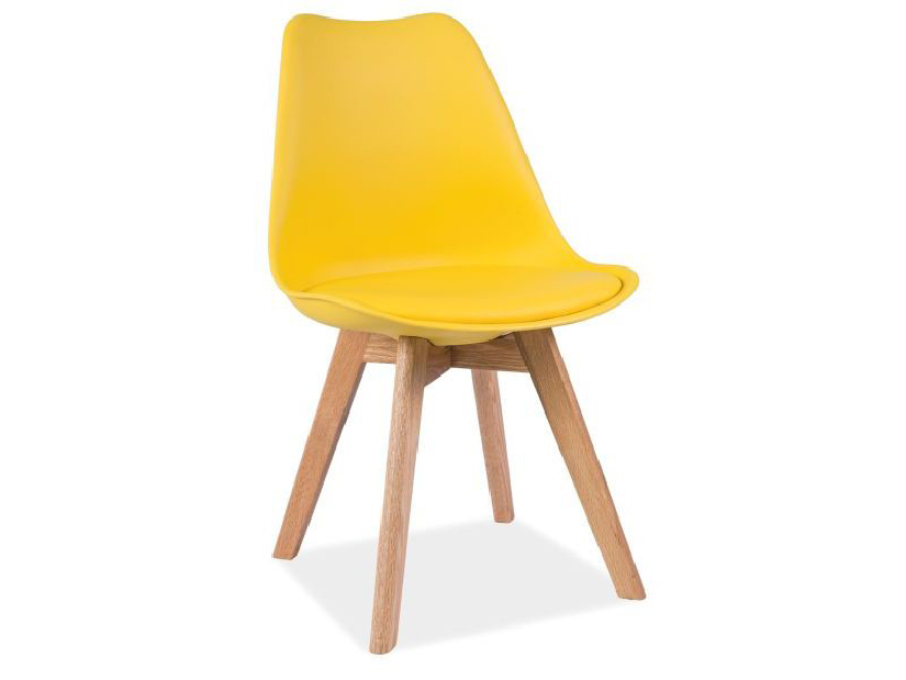 Blagovaonska stolica Kim (žuta + hrast)