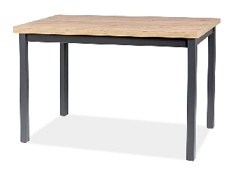 Blagovaonski stol Alfred (hrast + crna) (za 4 osobe)