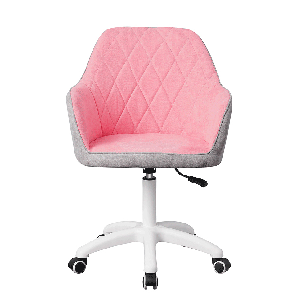 Uredska stolica Senta (ružičasta + siva )