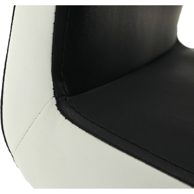 Blagovaonska stolica Nacton (crna + bijela) 