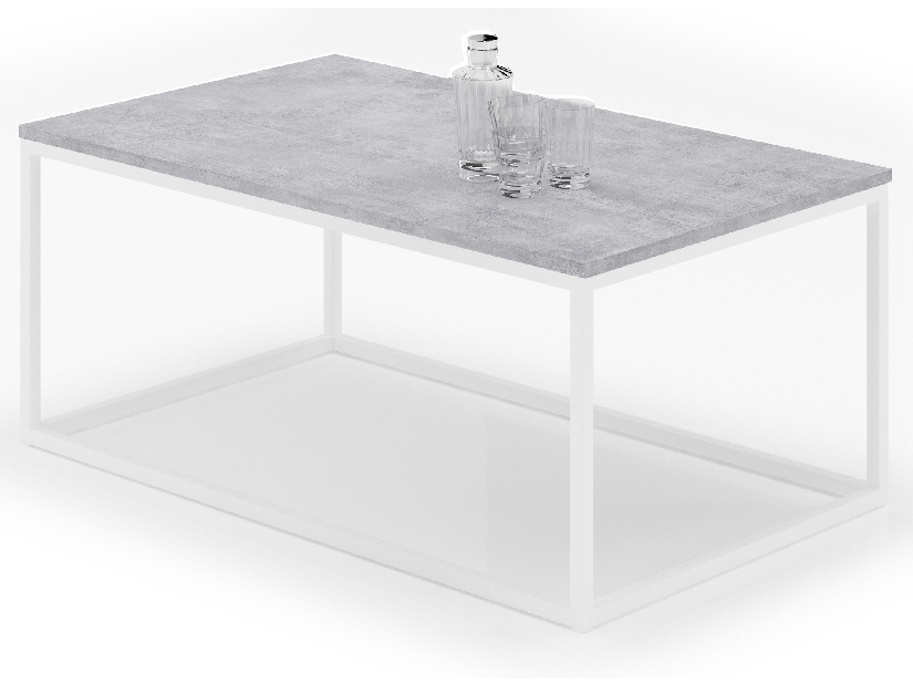 Stolić za kavu Namira (bijela + beton)