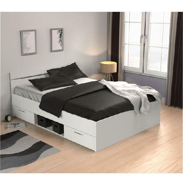 Bračni krevet 140 cm Myriam (bijela) *rasprodaja