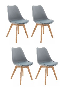 Set od 4 blagovaonske stolice Bralla 2 (siva) *trgovina