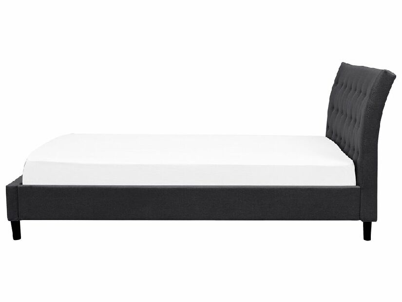 Bračni krevet 180 cm SANTORI (s podnicom) (tamno siva)
