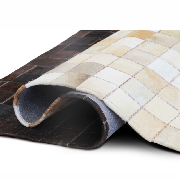 Kožni tepih 120x180 cm Korlug TIP 07 (goveđa koža + uzorak patchwork) 