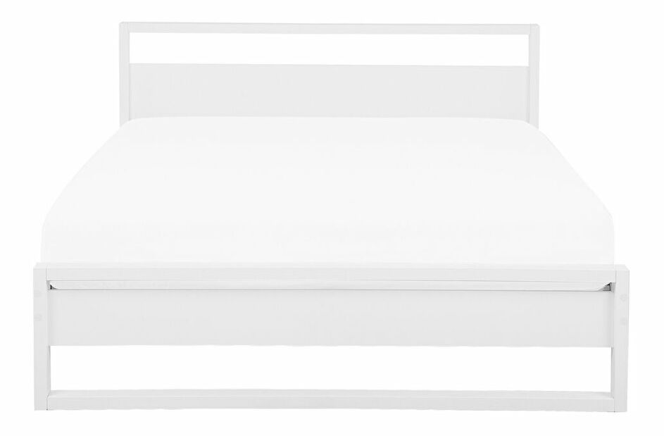 Bračni krevet 140 cm GIACOMO (s podnicom) (bijela)