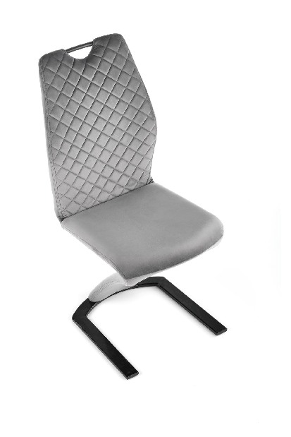 Blagovaonska stolica Kerga (siva + crna)