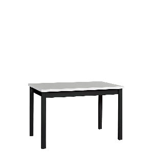 Stol na razvlačenje Luca 80 x 120+150 I (bijela L) (crna)