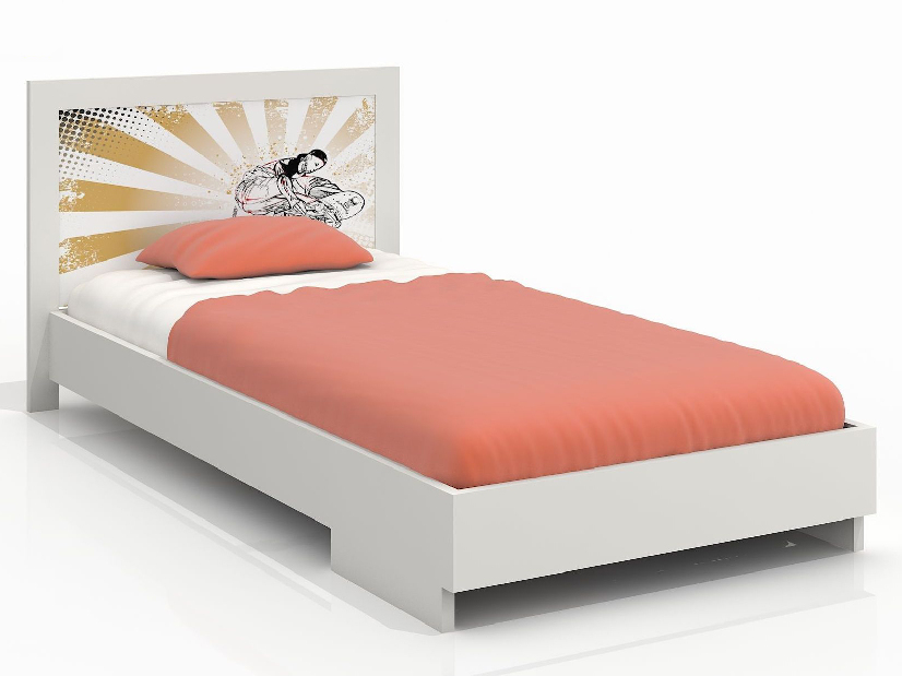 Jednostruki krevet 120 cm Stjernen (borovina) (s podnicom)