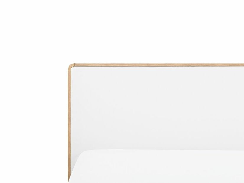 Bračni krevet 180 cm SERVI (s podnicom) (svijetlo drvo)