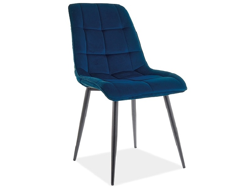 Blagovaonska stolica Charlie (plava + crna)