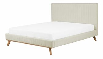 Bračni krevet 160 cm TALLE (s podnicom) (bež)