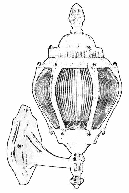 Vanjska zidna svjetiljka Sobia (crna)